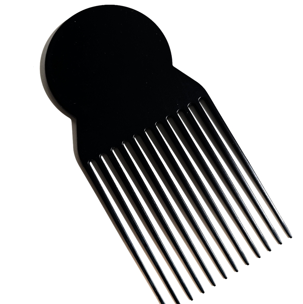 Pattern Hair Pick Comb New Full Size - Picture 2 of 4